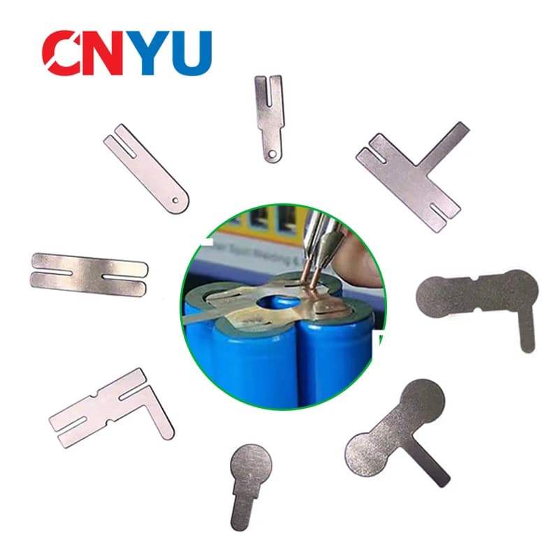 50pcs 18650 Lithium Battery Nickel Sheet Polygonal Battery Nickel Sheet For Spot Welding Machine Batteries Connection Sheets