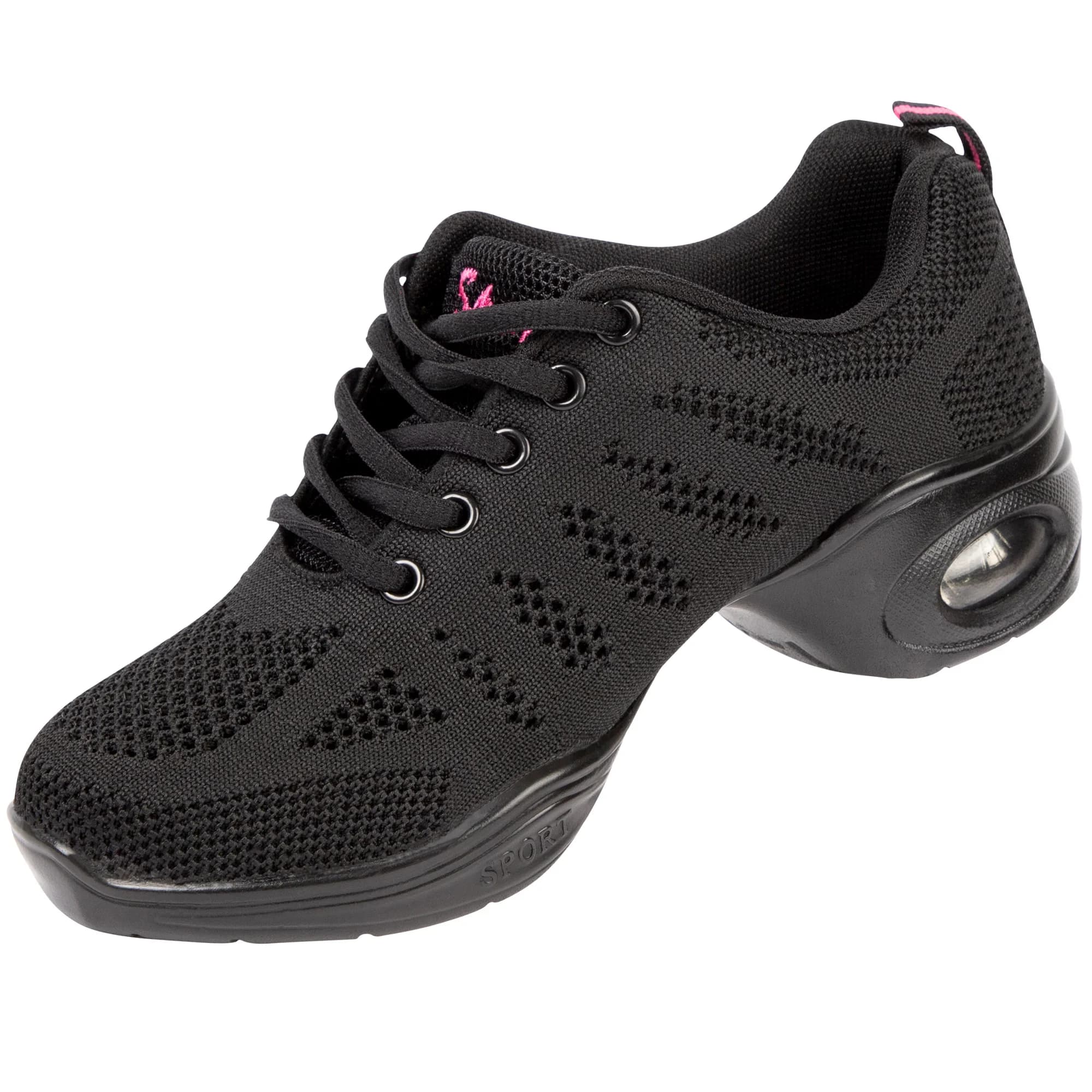 Women's Breathable Dance Sneaker with Split Sole and Air Cushion Jazz Shoes