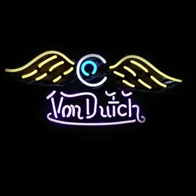 Neon Sign Glass Neon Bulbs Sign Dutc Lights Sign Lamp Motor Light Lamp Beer Bar Display Artwork Aesthetic Room Decor Handcraft