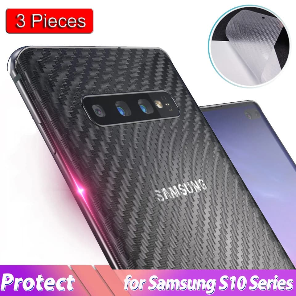 3-Pack Matte Rear Screen Protector Film for Samsung Galaxy S8/S9/S10/S20/S21, Note 8/9/10 Plus/20 Ultra