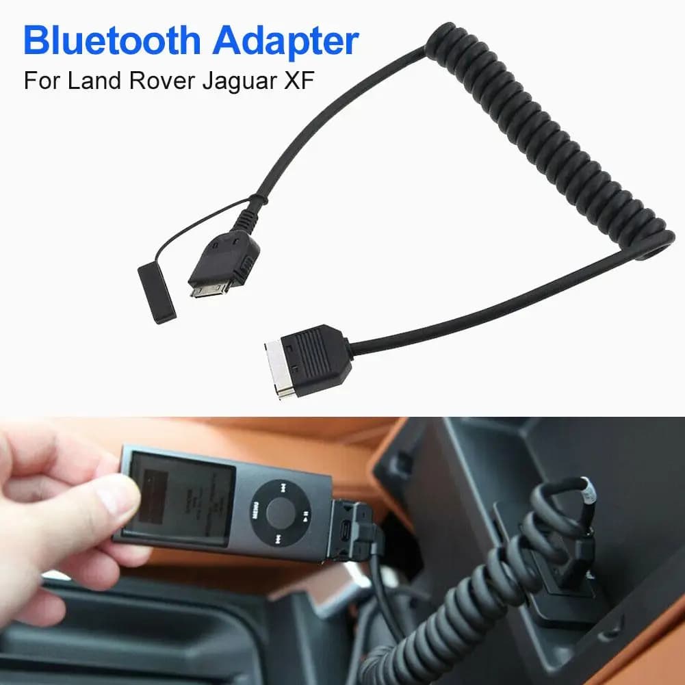 Bluetooth Audio Cable for Range Rover Sport 2010-2015 | Compatible with iPhone 2, 3, 4, 4s, 5, 5c, 5s, 6, 6s, 6+, 7, and SE