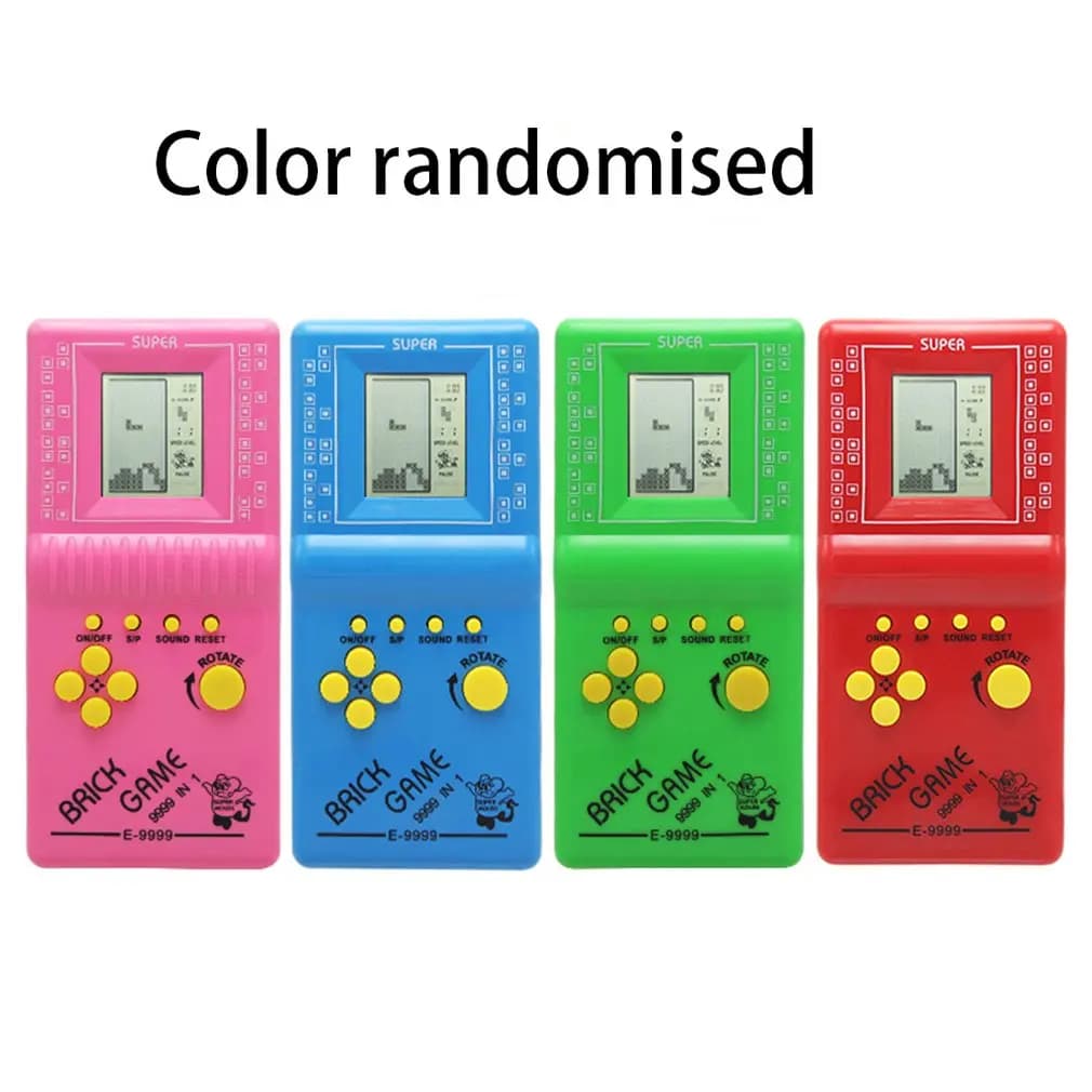 Portable Tetris Handheld Game Player LCD Electronic Toys Pocket Console Classic Childhood Gift