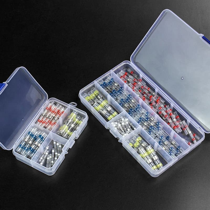 Solder Seal Wire Connectors 20/50/100/200/220PCS - Waterproof Heat Shrink Splice Electrical Butt Terminals