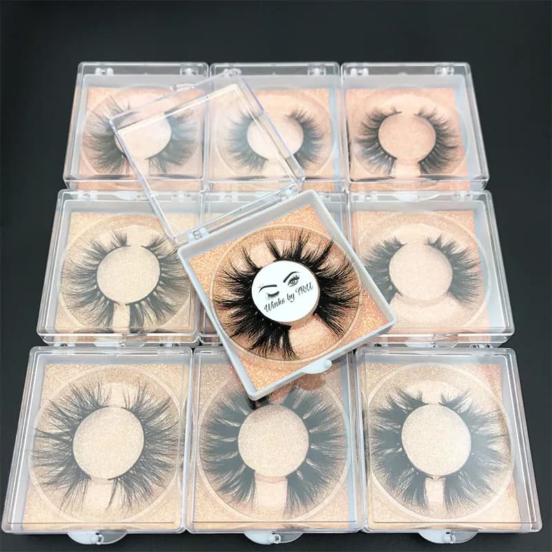 MIKIWI Custom Box 24 Styles Handmade 5D Long Natural Thick Dramatic False Eyelashes - High Volume Soft Eye Lashes for Makeup