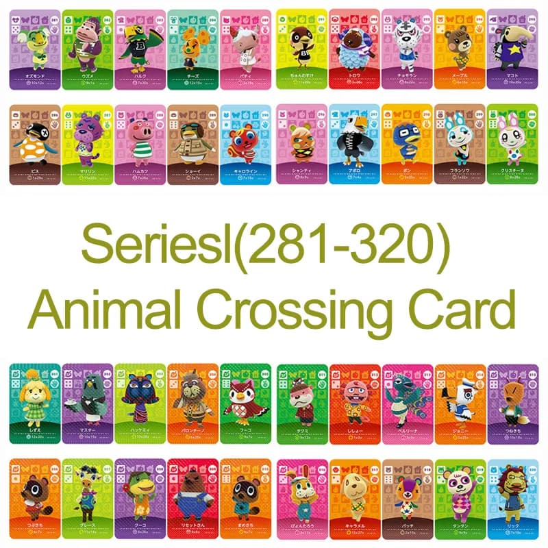 Animal Crossing Card NS Game Series 4 (281-320) for Gameplay