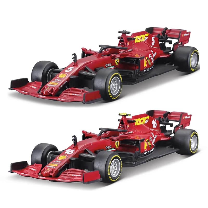 Bburago 1:43 2020 SF1000 SF90 SF71H SF70H SF16H F1 Racing Formula Car Diecast Model Car #5 #7 #16 - Static Simulation Alloy Model Car