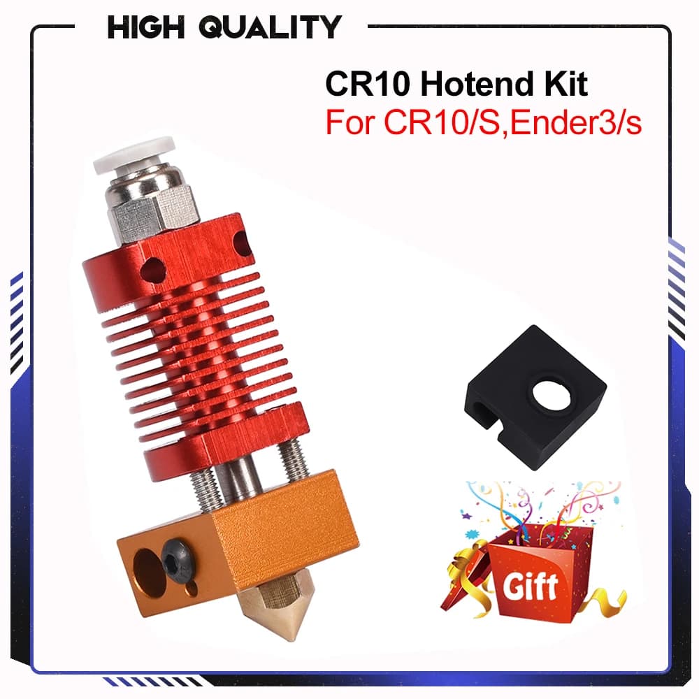 MK8 Extruder Hotend Kit with 0.4mm Nozzle for Ender-3 and CR10 3D Printers