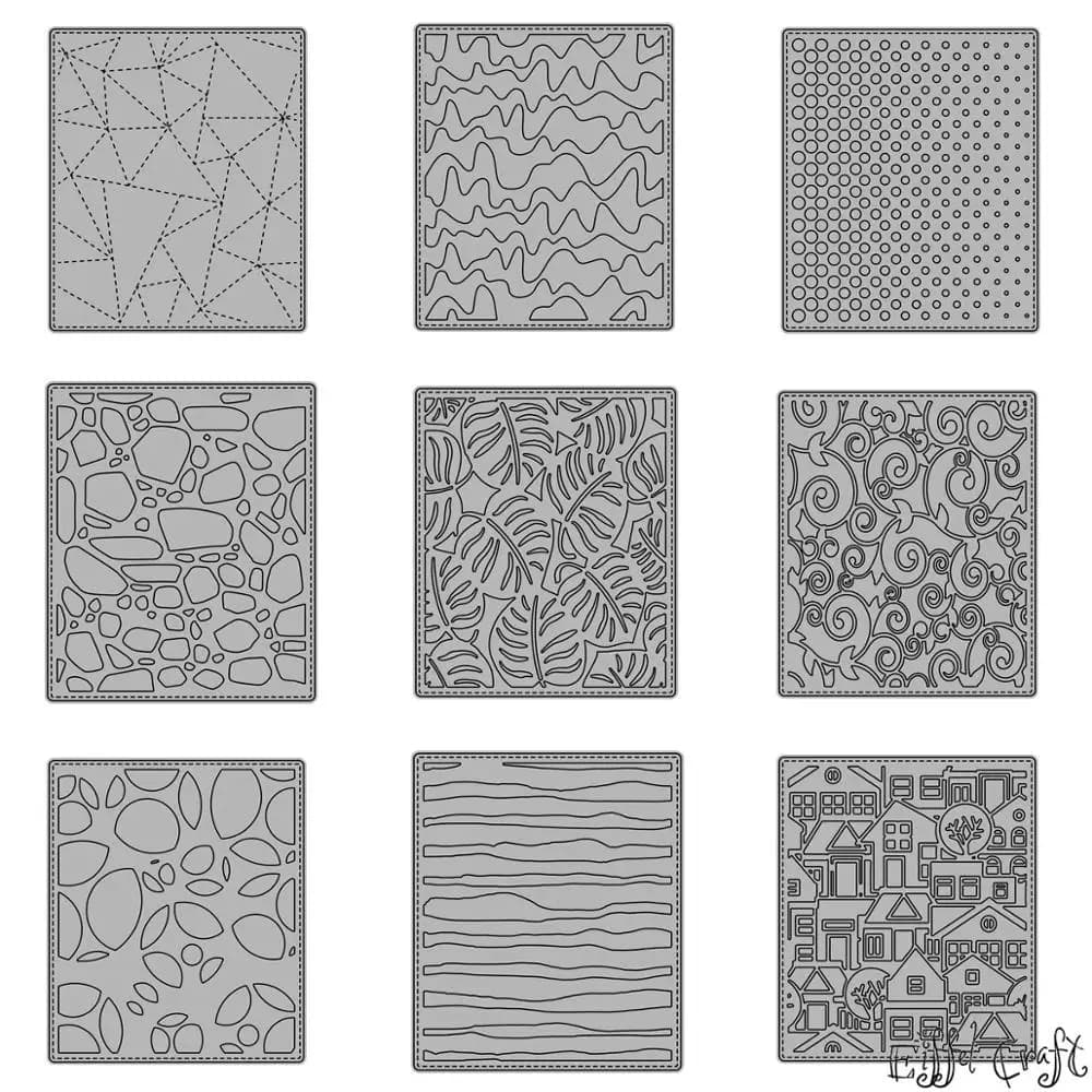 Metal Cutting Dies for DIY Scrapbook Paper, Card Making, Scrapbooking and Embossing Backgrounds