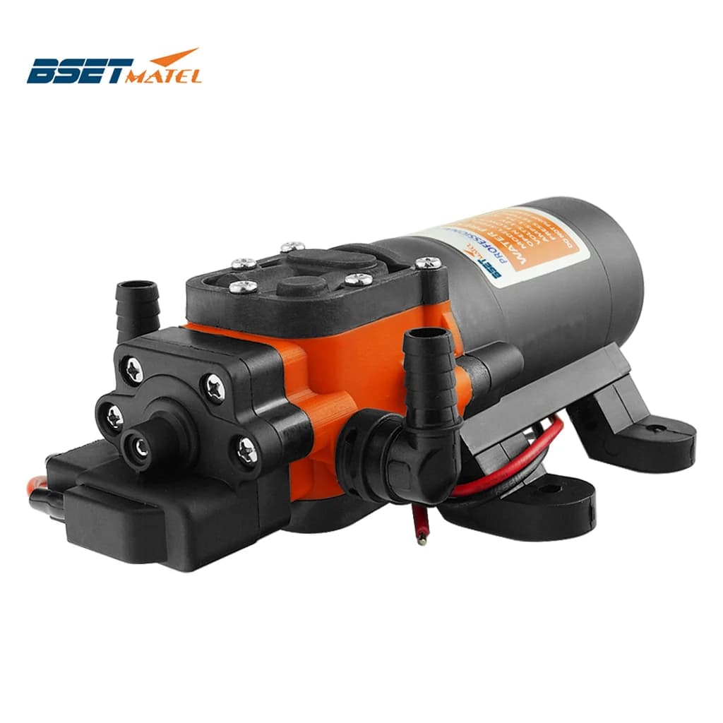 12V 35PSI Marine Water Pump Diaphragm Self-Priming Pump for Boat, RV, Caravan - Ideal for Showers, Toilets, and Water Transfer