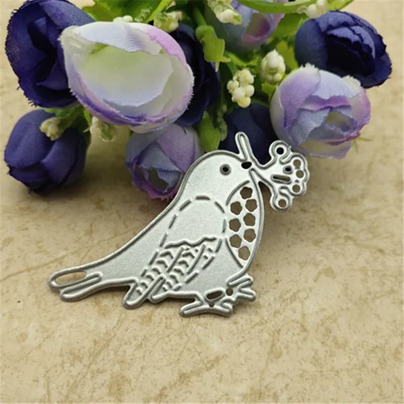 1 Piece Bird Metal Cutting Dies Stencil for DIY Scrapbooking and Photo Album Decoration - Card Making and Crafts Embossing