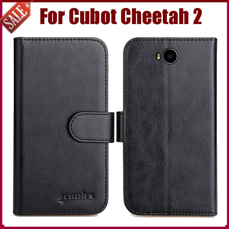 Cubot Cheetah 2 Case - High Quality Flip Leather Phone Cover in 6 Colors for Cubot Cheetah 2