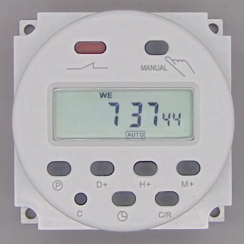 OKtimer CN101A 16A Timers Programmable Digital LCD Power Timer Switch Relay for AC 220V 230V 240V Time Control