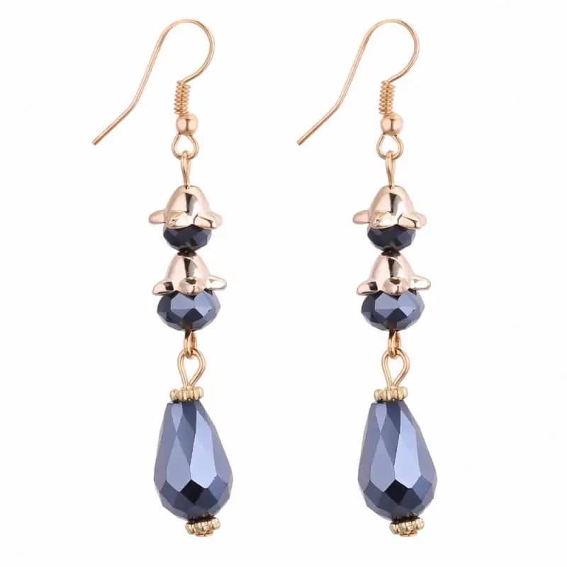 Bohemia Circle Dangle Earrings for Women - TONGKWOK Jewelry #130466 in Exaggerated Fashion