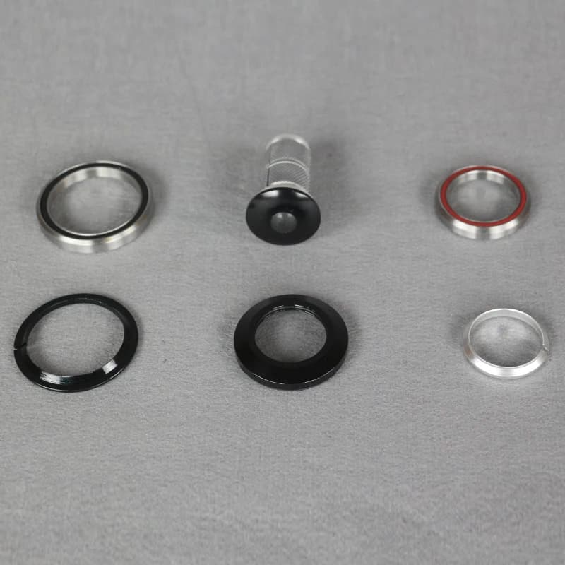 Carbon Road Bike Cycling Headset Steerer Tube - EBike Tapered Top 1-1/8 Down 1-1/2 - H373