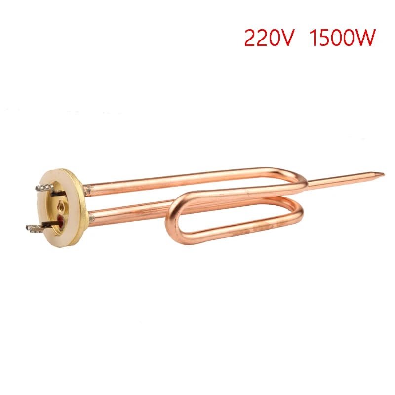 Isuotuo 47mm Cap ARISTON Electric Water Heater Parts - Brass Heating Element Boiler Tubes 220V 1500W