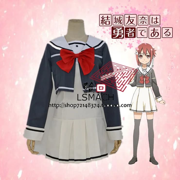 Yuki Yuna Is a Hero Yuuki Yuna Anime Cosplay Costume for Women