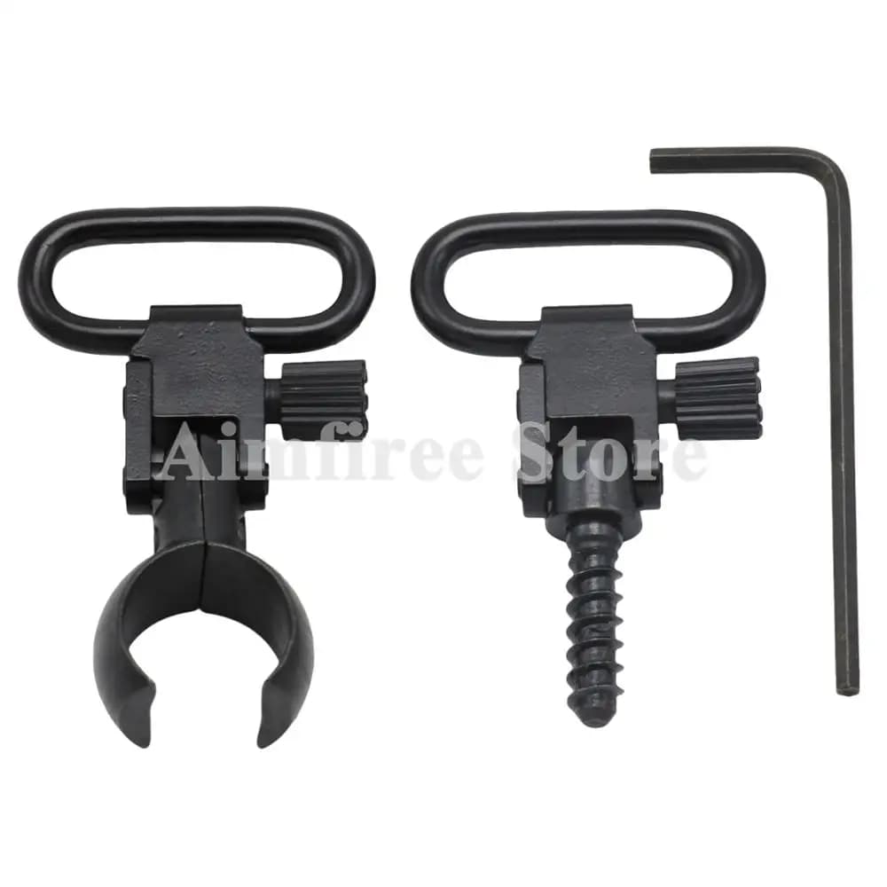 Winchester Marlin Mossberg 30-30 Lever Action Rifle Sling Mount Kit with 1 QD Sling Swivels - Split Band Design | Free Shipping