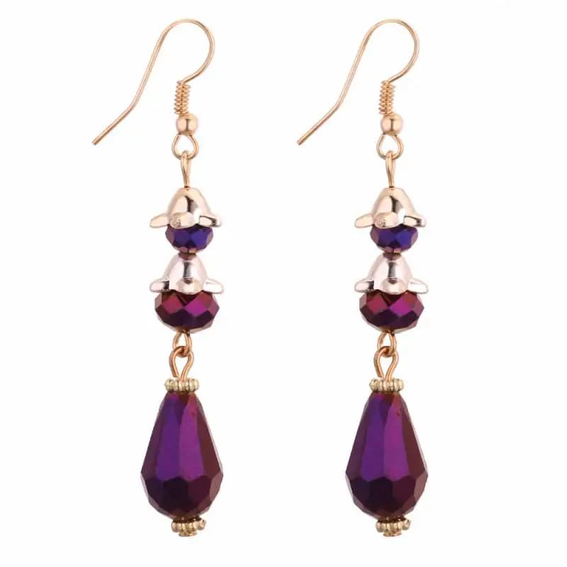 TONGKWOK Women's Bohemia Dangle Circle Earrings, Fashion Jewelry #130465