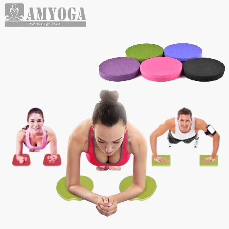 Yoga Knee Pad - Fitness and Body Building Pad for Elbows - Disc Yoga Mat Protective Pad with Joint Cushion