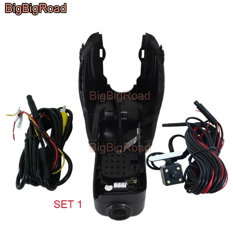 BigBigRoad for Volvo XC60 2009 - 2012 2013 2014 2015 2016 2017 XC70 Car Video Recorder Car Wifi DVR Dash Cam Dual Cameras