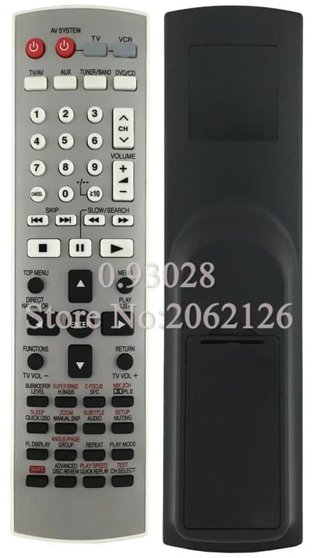 Universal Remote Control for Panasonic Home Theater Systems SA-HT500, SC-HT500, SA-HT920, SA-HT930, SA-HT920, SC-HT920, SA-HT520, SA-HT520E