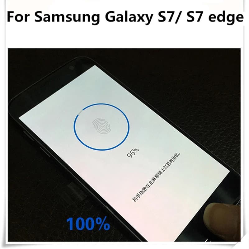 Samsung Galaxy S7/S7 Edge Fingerprint Home Button Sticker: Transparent Film for Identifying and Protecting Fingerprints