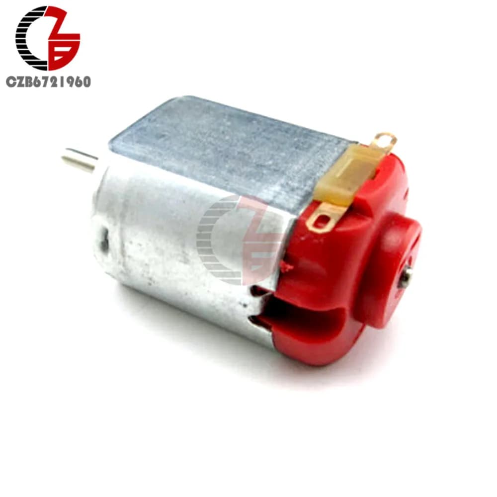 10Pcs - R130 DC Motor 130 Hobby Micro Motor - DC 3-6V - 0.35-0.4A - 8000 RPM - Ideal for Toy RC Card