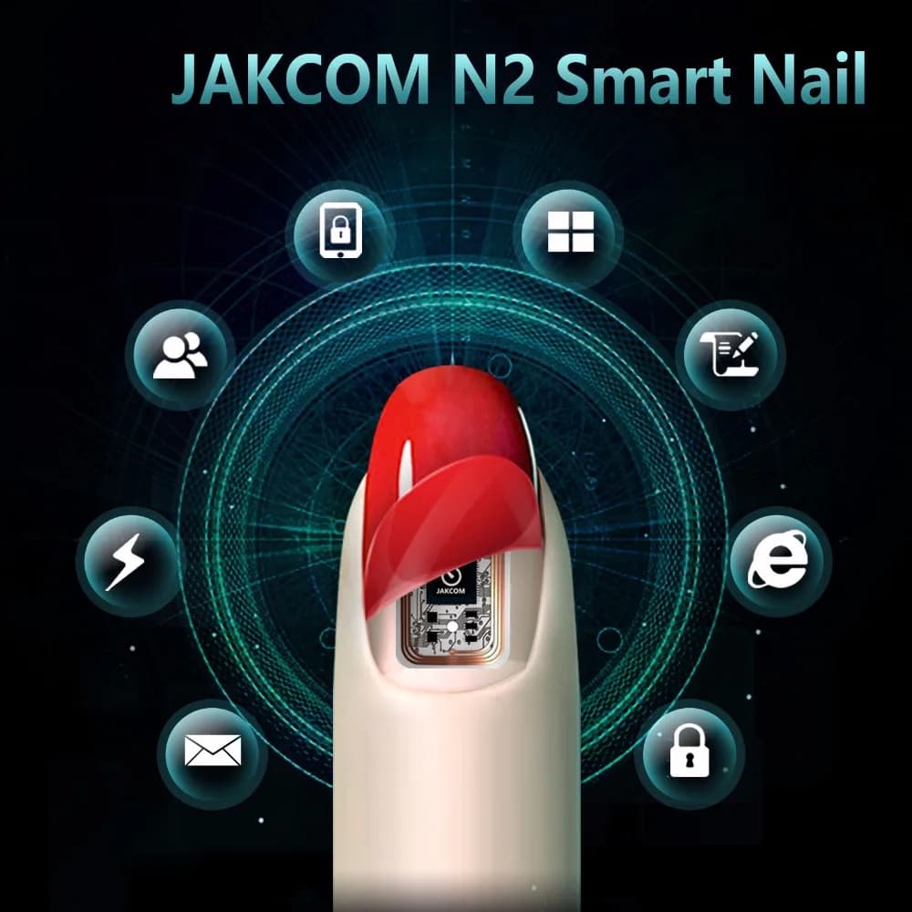 JAKCOM N2 Smart Nail: New Multifunction Intelligent Accessories with NFC, No Charging Required - Smart Wearable Gadget