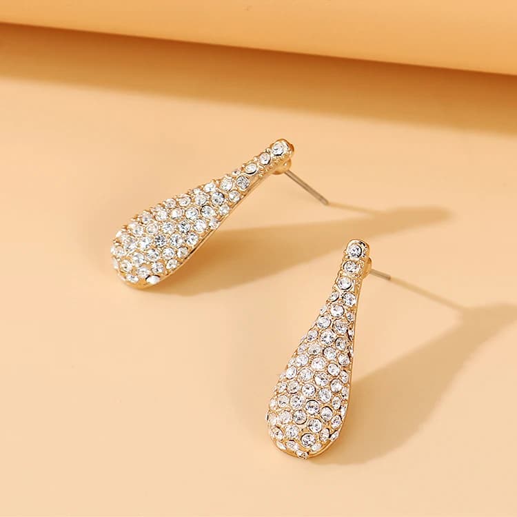 Bohemia Exaggeration Dangle Earrings for Women - Silk Thread Tassel, Metal Long Chandelier Earrings by TONGKWOK