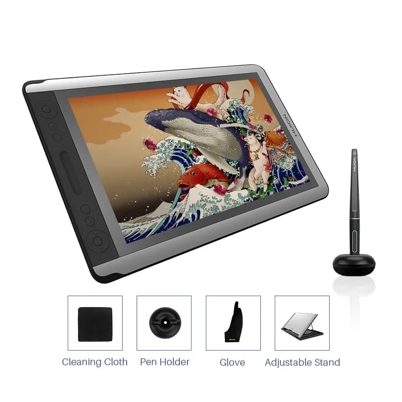 Huion Kamvas GT-156HD V3 (Kamvas 16) 15.6 Pen Display Tablet Monitor with 8192 Levels - Digital Graphics Drawing Monitor