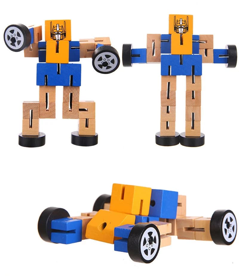 Cute Sticky Animal Robot Sucker Toy - Funny Deformable Stick Bot Little Monster Action Figure - 1 Piece - Suction Cup Included - Interactive Toys