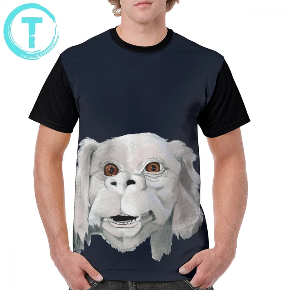 Neverending Story T-Shirt Mens Streetwear Graphic Tee Shirt Falkor - Short Sleeve 100% Polyester Tshirt