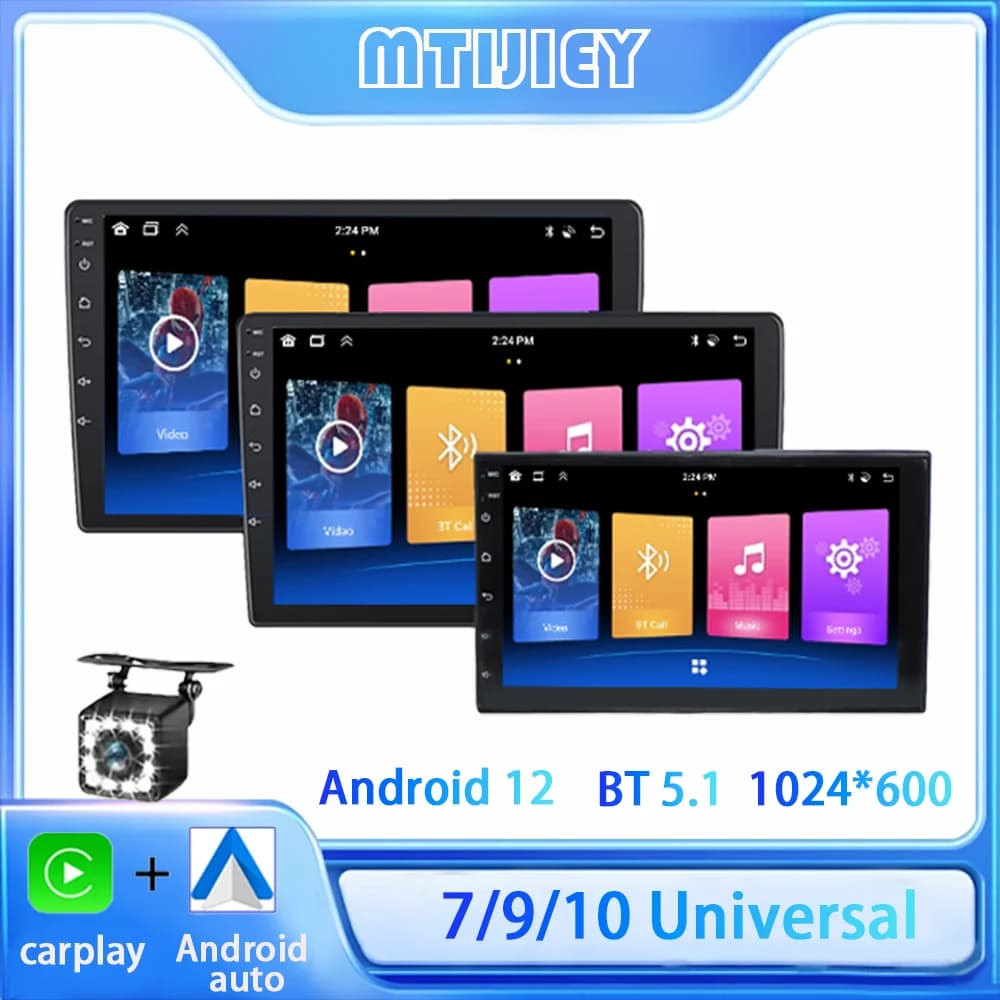 7"/9"/10" 2Din Android IPS Car Radio Autoradio 2 Din Universal Stereo WIFI GPS Multimedia Player For Nissan Toyota Kia VW