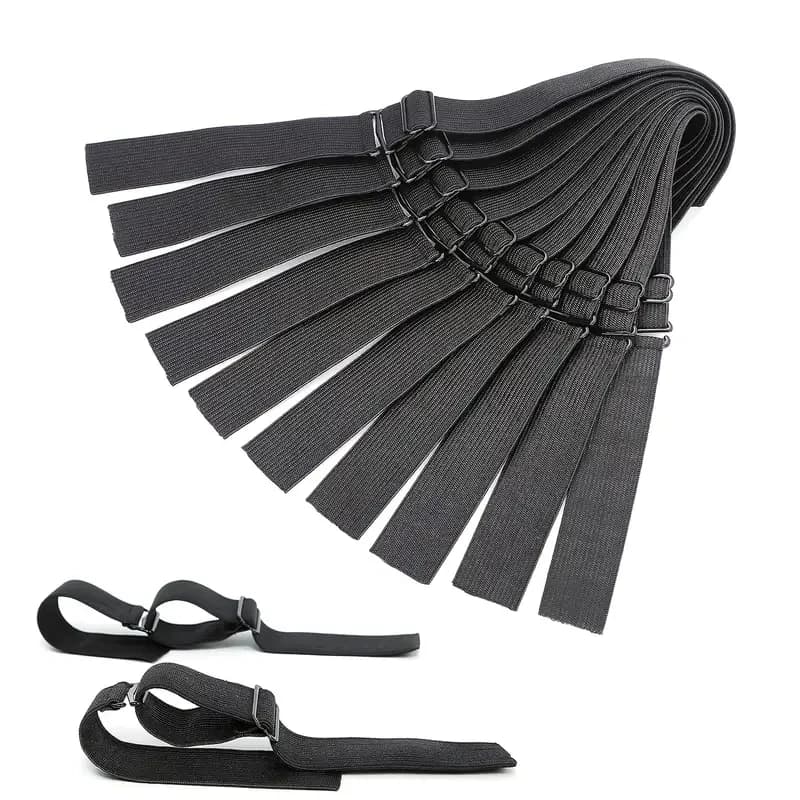 1/2/3/5/10pcs 3cm Wide Black Adjustable Elastic Band For Wigs Adjustable Straps For Wigs High-Elastic Sewing Elastic Ribbon