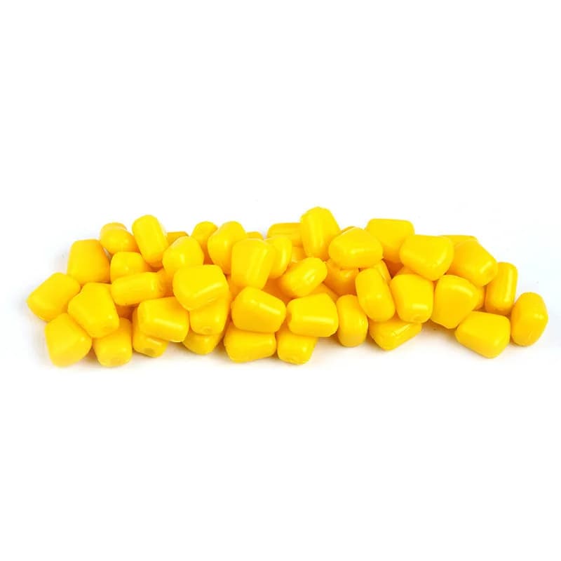 50pcs/100pc Silicone Corn Smell Soft Bait Floating Water Corn Carp Fishing Lures of Artificial Rubber Baits