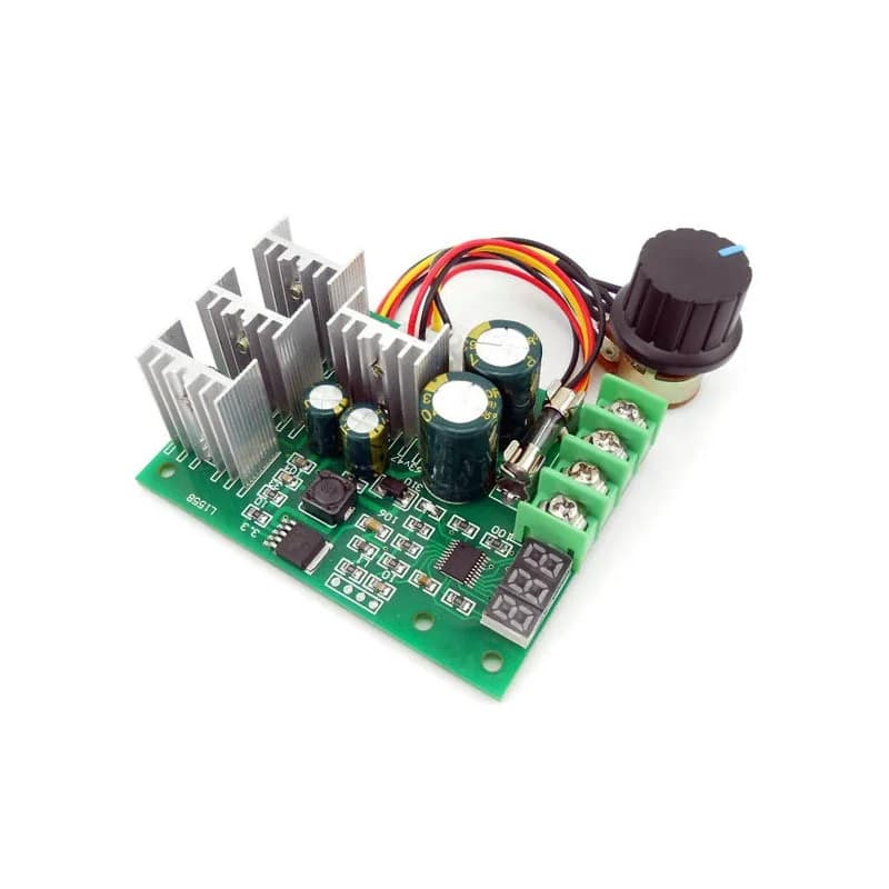 Digital display PWM 30A dc motor speed controller 9~60VDC display 0~100% adjustable drive module