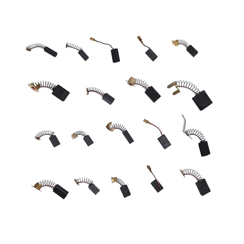 2pcs Carbon brush drill electric grinder replacement carbon brush graphite copper spare parts for electric motors graphite brush