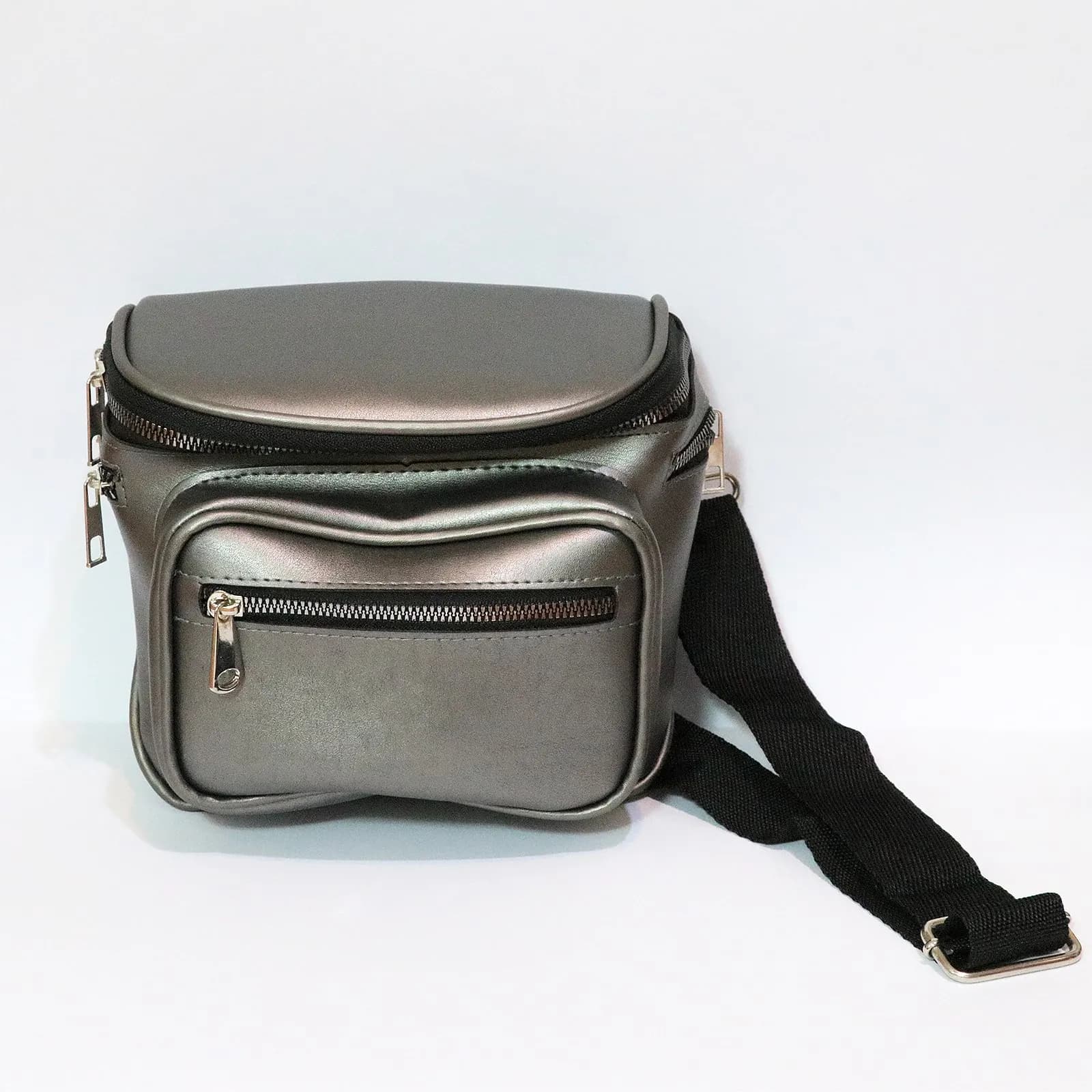 2020 model fashion waist bag backpack shoulder bag women's handbag mother bag vintic bag retro bag zipper bag silver color bag