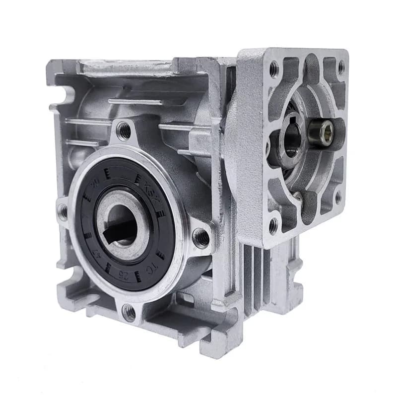 speed reducer worm DC motor gearbox RV030 14mm output 5:1-80:1 Worm Gearbox Speed Reducer for NEMA 23 Motor