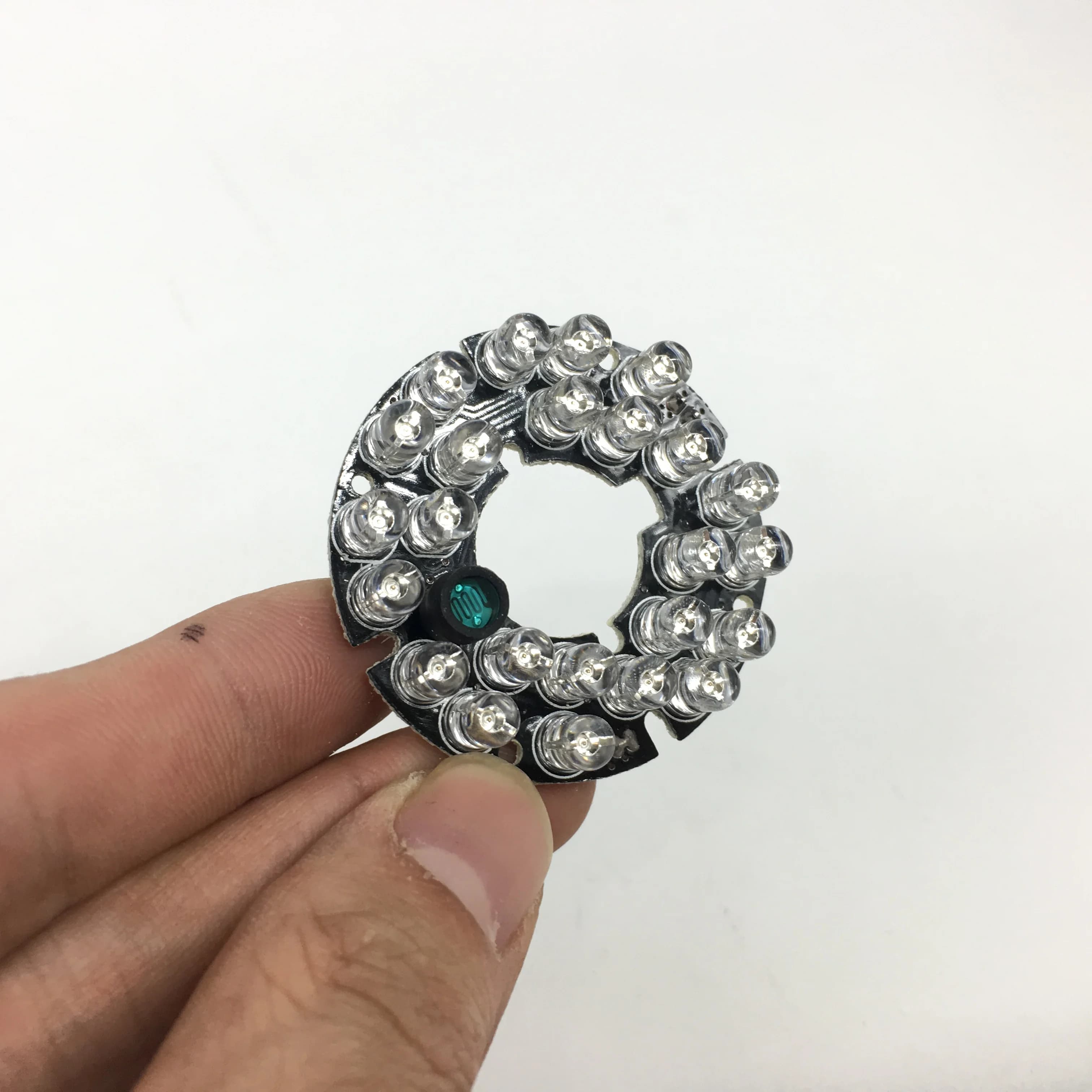 Infrared Light Board 24 LEDs 5mm Infrared IR 60 Degrees Bulb LED Board Infrared 24 x 5 IR LED board for CCTV Fill Light