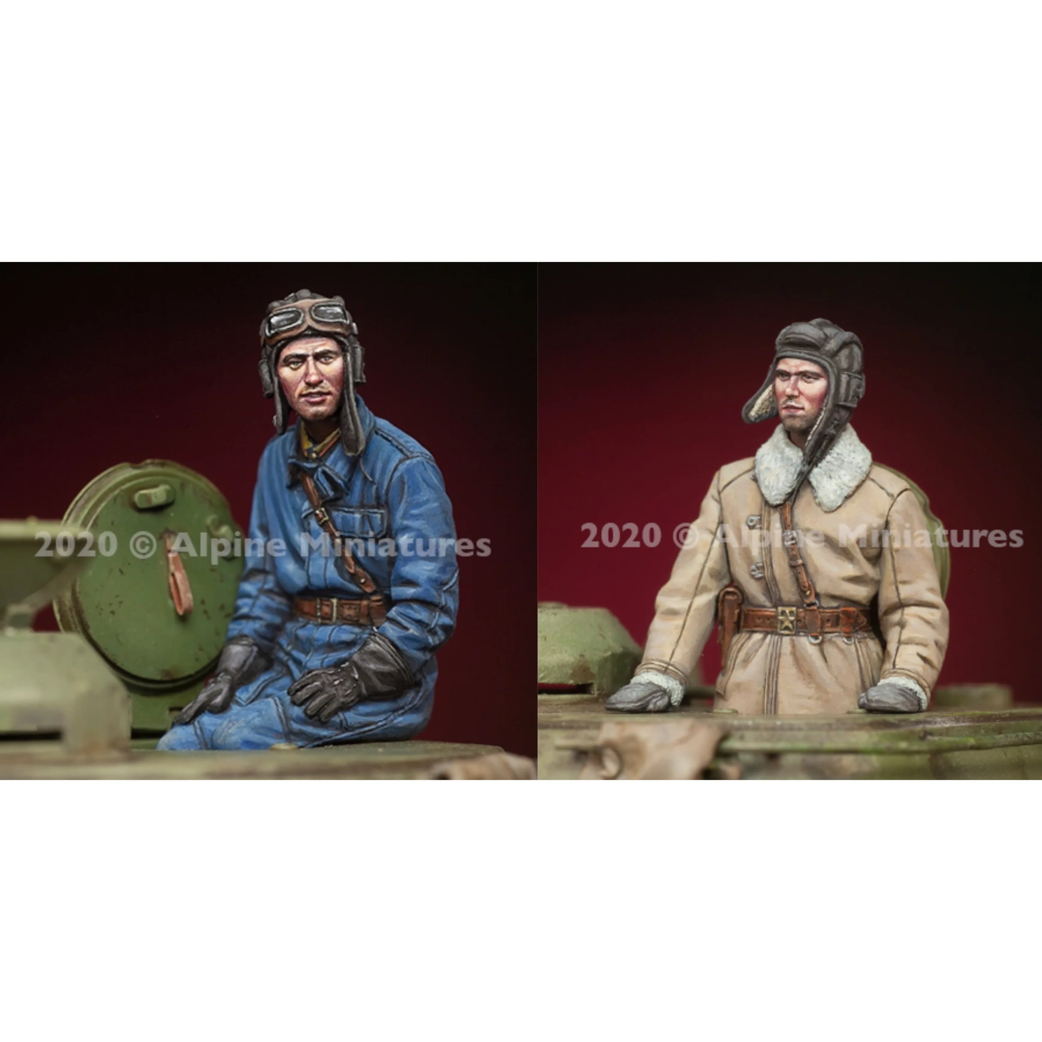 1/35 Resin Model Figure GK, Military theme ,2 Figure ,Unassembled and unpainted kit