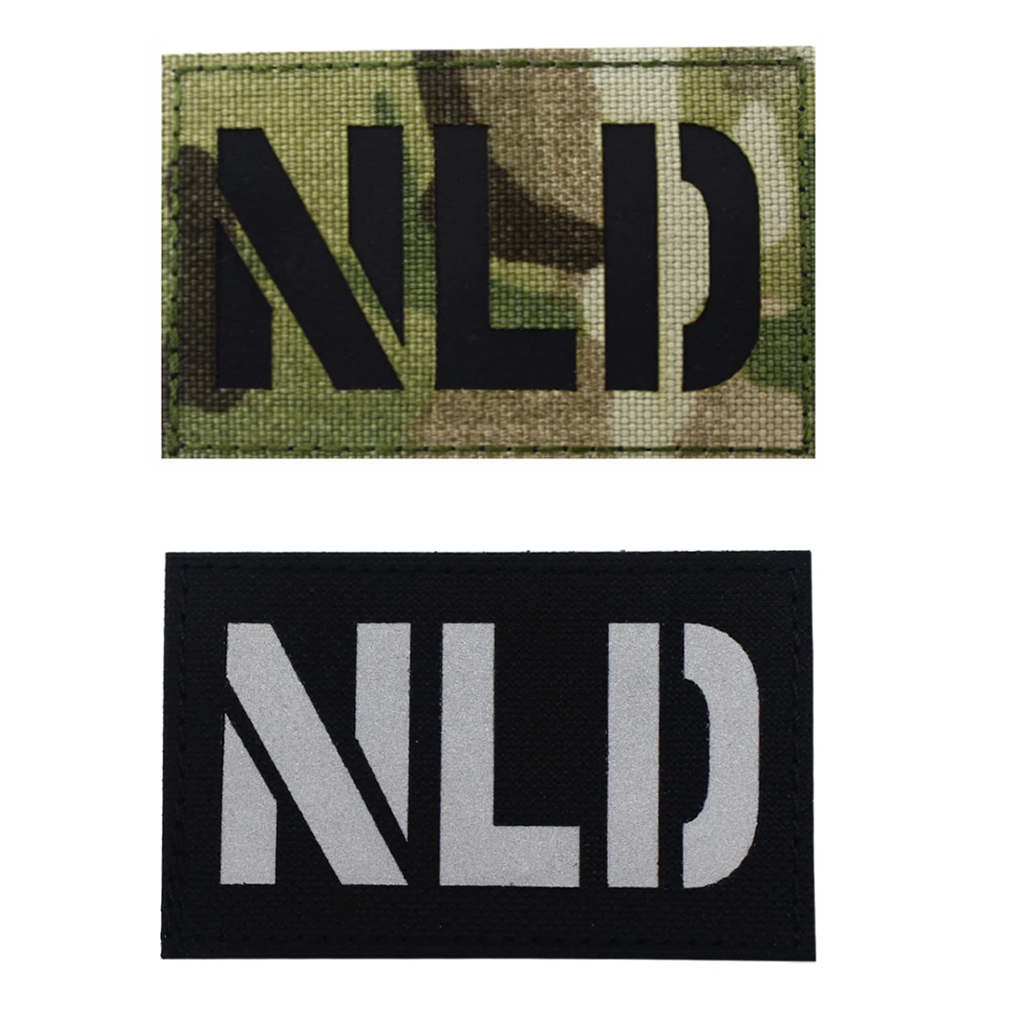 1PCS NLD The Netherlands Flag Infrared Reflective IR Patch Badge Holland National Emblem Dutch Tactical Sticker Hook Loop