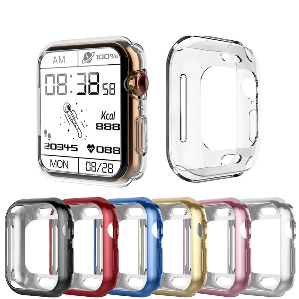 screen protector for Apple watch case 44mm 45mm 49mm 42mm watch cover bumper iwatch series Ultra 9 8 7 6 apple watch accessories