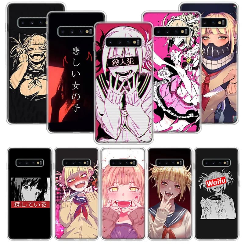 Anime Himiko Toga Boku Phone Case For Samsung Galaxy S23 S24 Ultra S20 FE S21 S22 Plus S10 S10E S9 S8 + Soft Cover Fundas