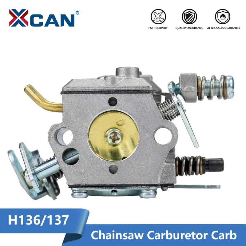 XCAN Chainsaw Carburetor Carb Fit For Husqvarna 136 141 137 142 36 41 Chainsaw Spare Parts Garden Tools