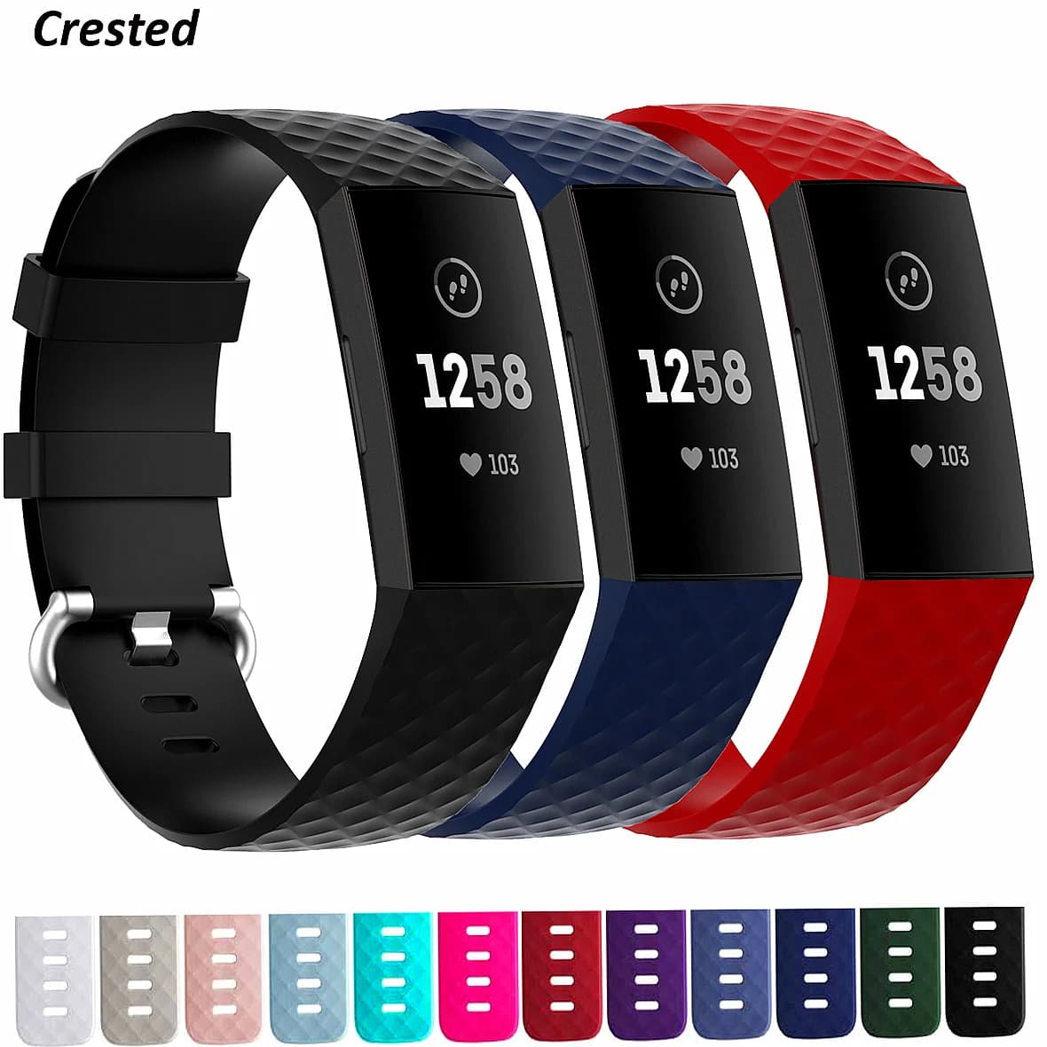 Bracelet for Fitbit Charge 3 SE band Replacement watchband Charge4/3SE Smart Watch Sport Silicone strap Fitbit Charge 4 band