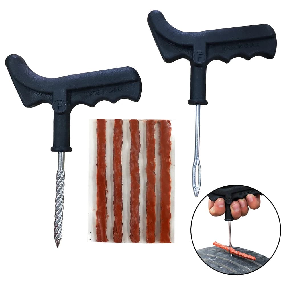 Car Tire Repair Kit tyre repair kit car tubeless tire repair kit bike Motorcycle Battery puncture tire tool set