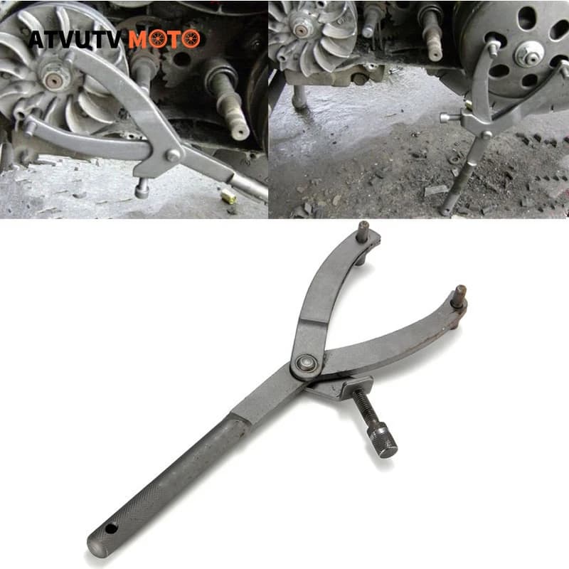 Y-Type Flywheel Wrench Belt Disc Magneto Fixing Clip Flywheel Caliper Clutch Flywheel Pulley Sprocket Spanner For Scooter Moped