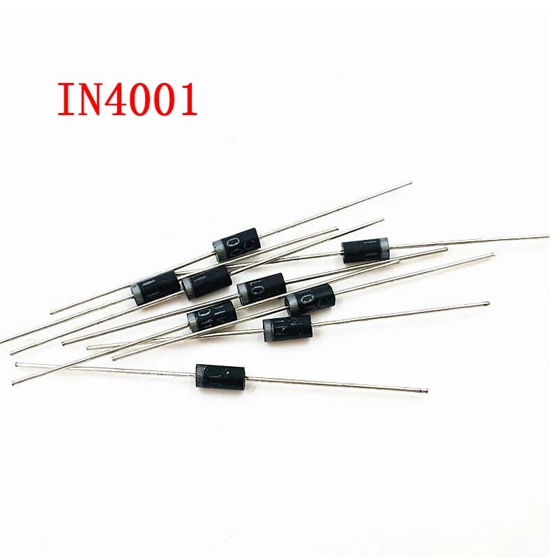100PCS Rectifier Diode IN4001 1A 50V DO-41 1N4001