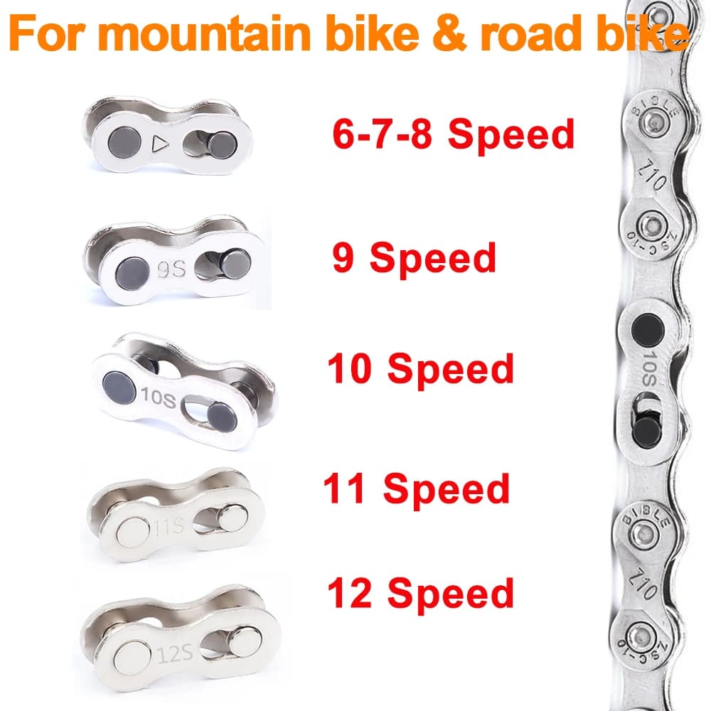 Bicycle Chain Connector Lock Quick Link Road Bike Buckle Joint Buckle Master Cycling Parts 6/7/8/9/10/11/12 Speed